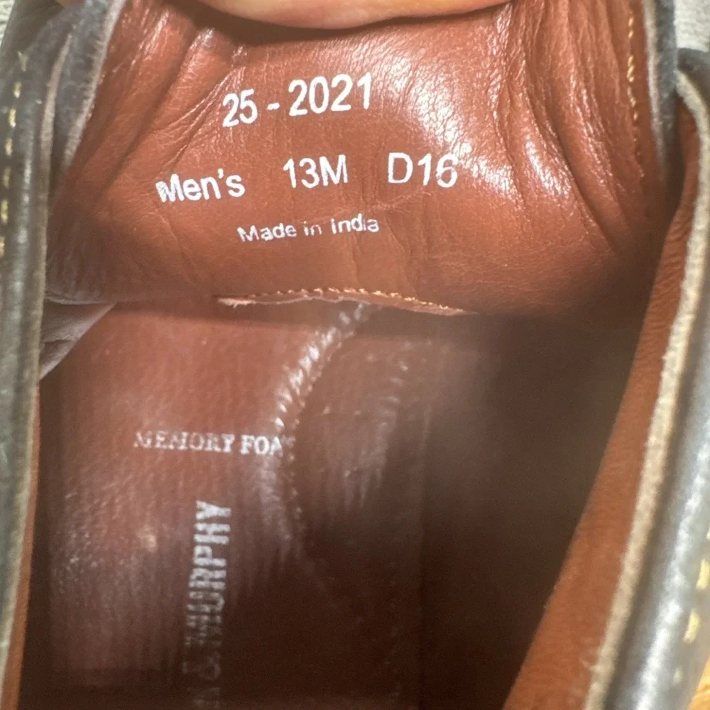 Johnston & Murphy‎ Upton Boots Mens 13M Black Leather Comfort Memory Foam Chukka